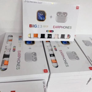 I20 Ultra Max Suit Smart Watch 10 In 1 Box|2.3inch Large Screen With 7 Strips|Smartwatch With Airpords2
