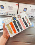 I20 Ultra Max Suit Smart Watch 10 In 1 Box|2.3inch Large Screen With 7 Strips|Smartwatch With Airpords2